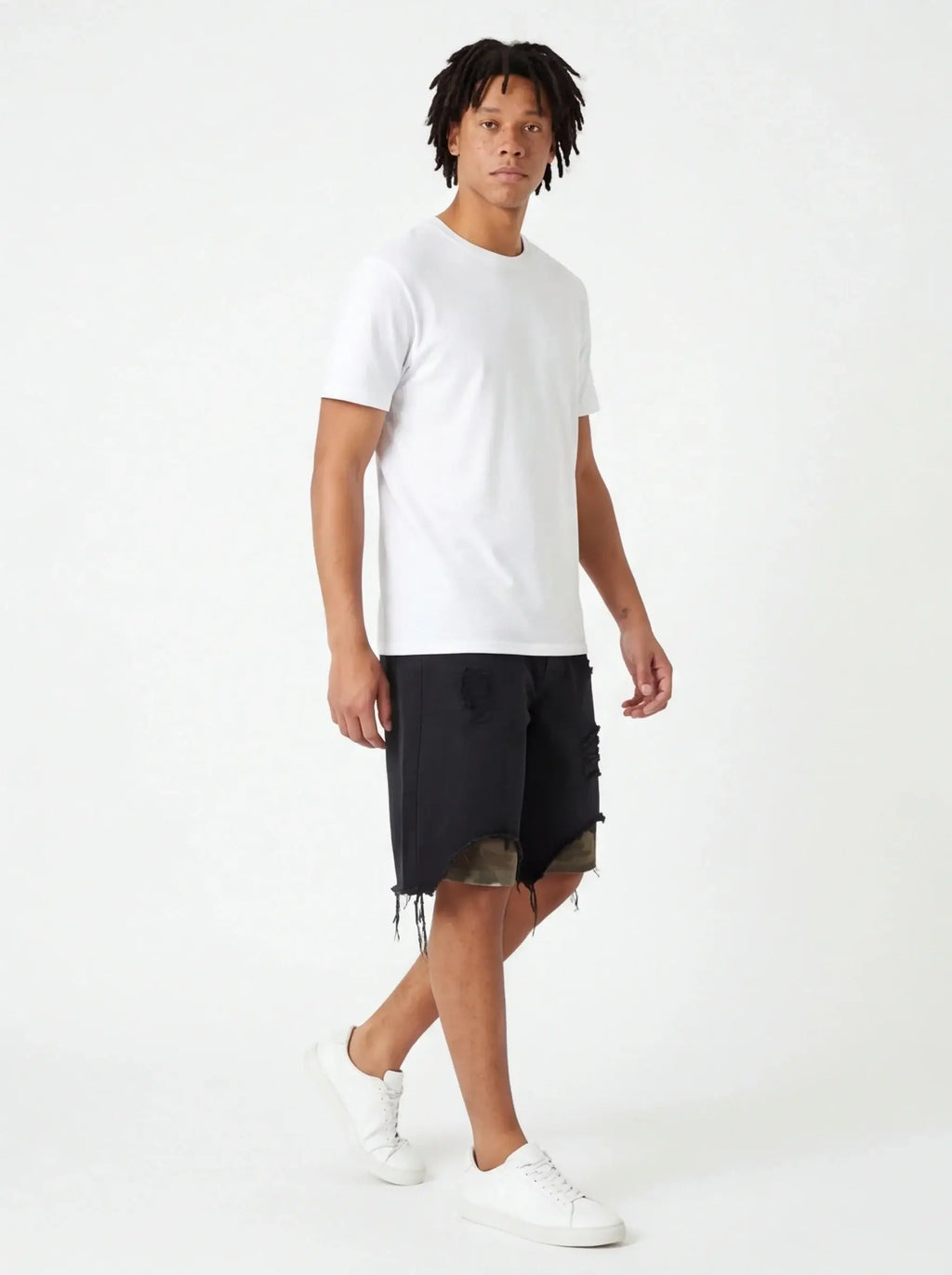 Combed Cotton 3/4 Shorts