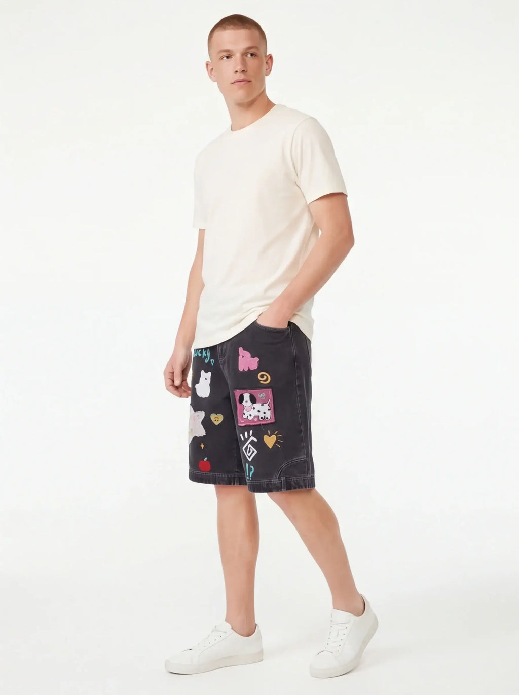 Textured Lightweight Shorts