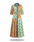 Printed Loose Cotton Maxi