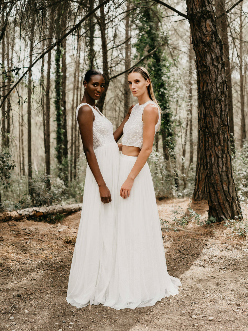 Ines Cream Maxi Skirt