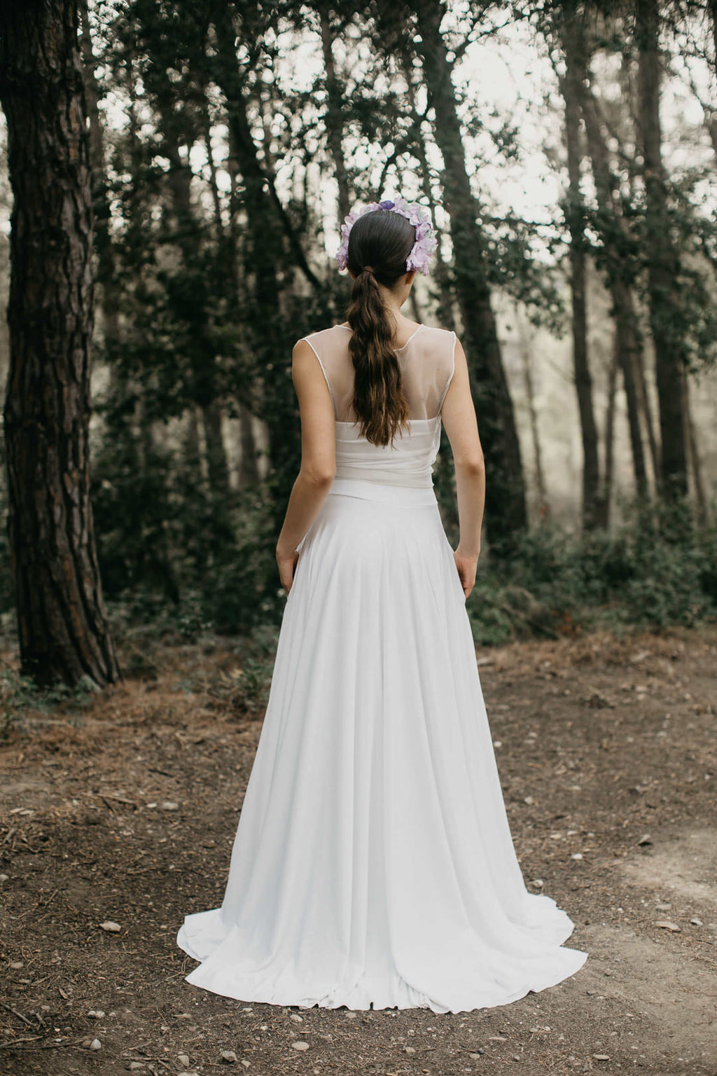 Ivory Bridal Skirt Pockets