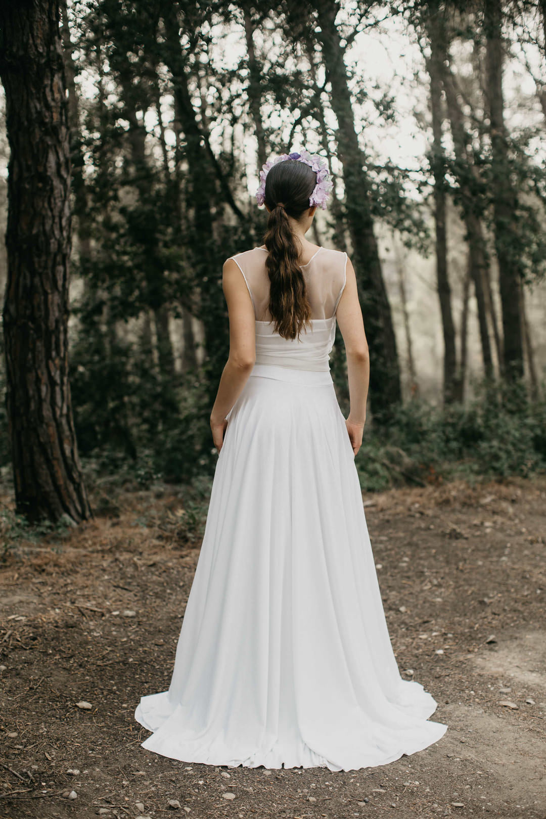 Ivory Bridal Skirt Pockets