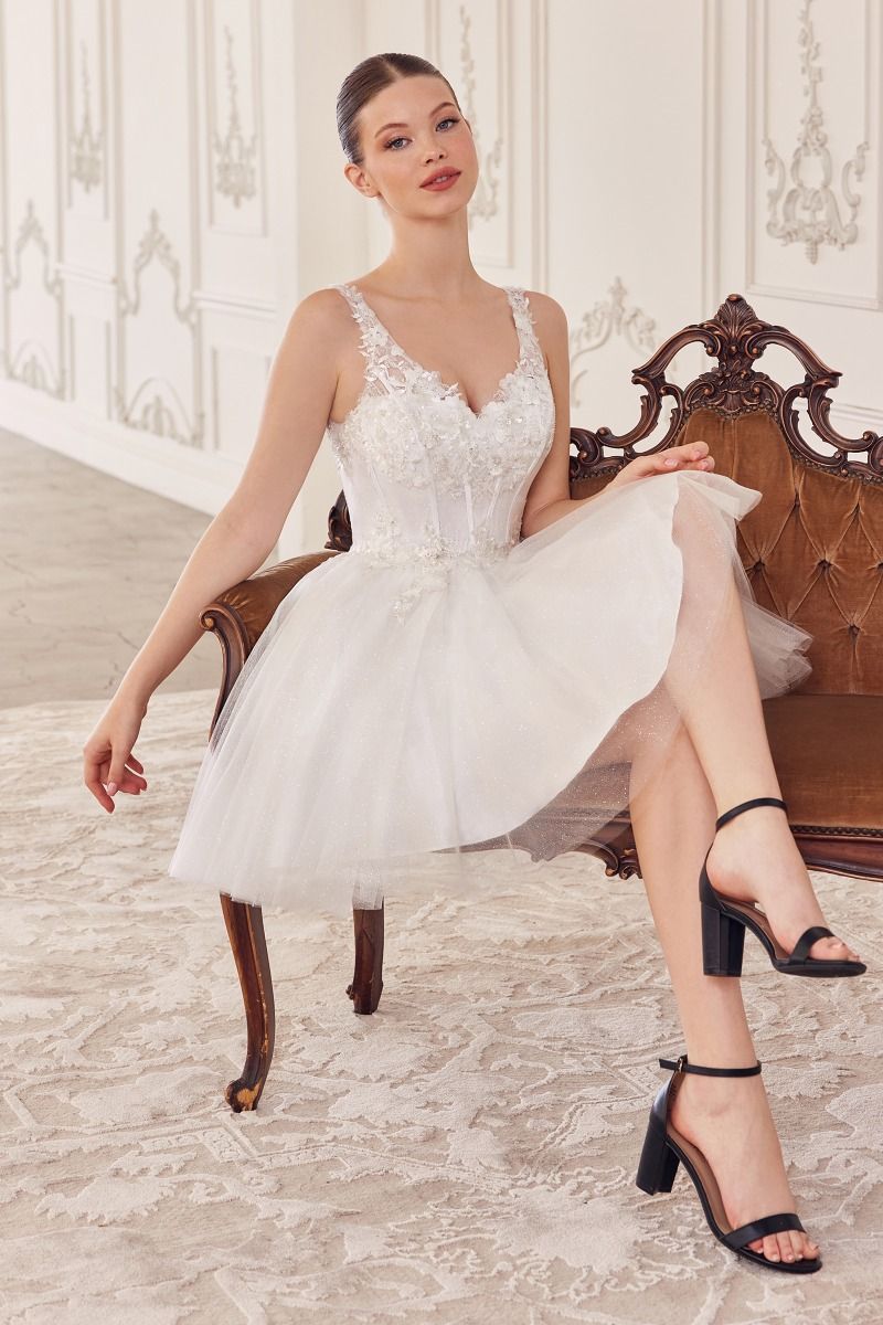 Sequin Tulle A-Line Dress