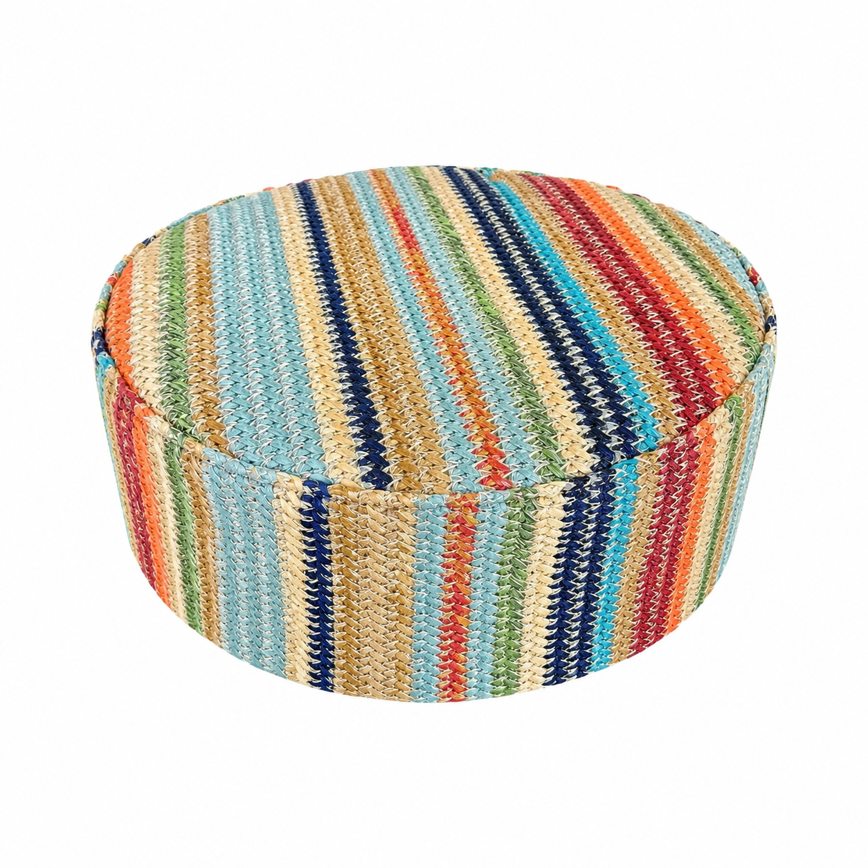 Striped Cotton Boho Beret