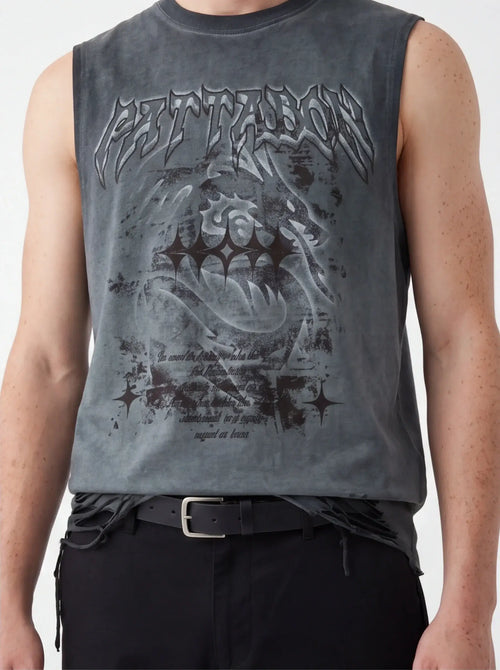 Breathable Black Tank Top