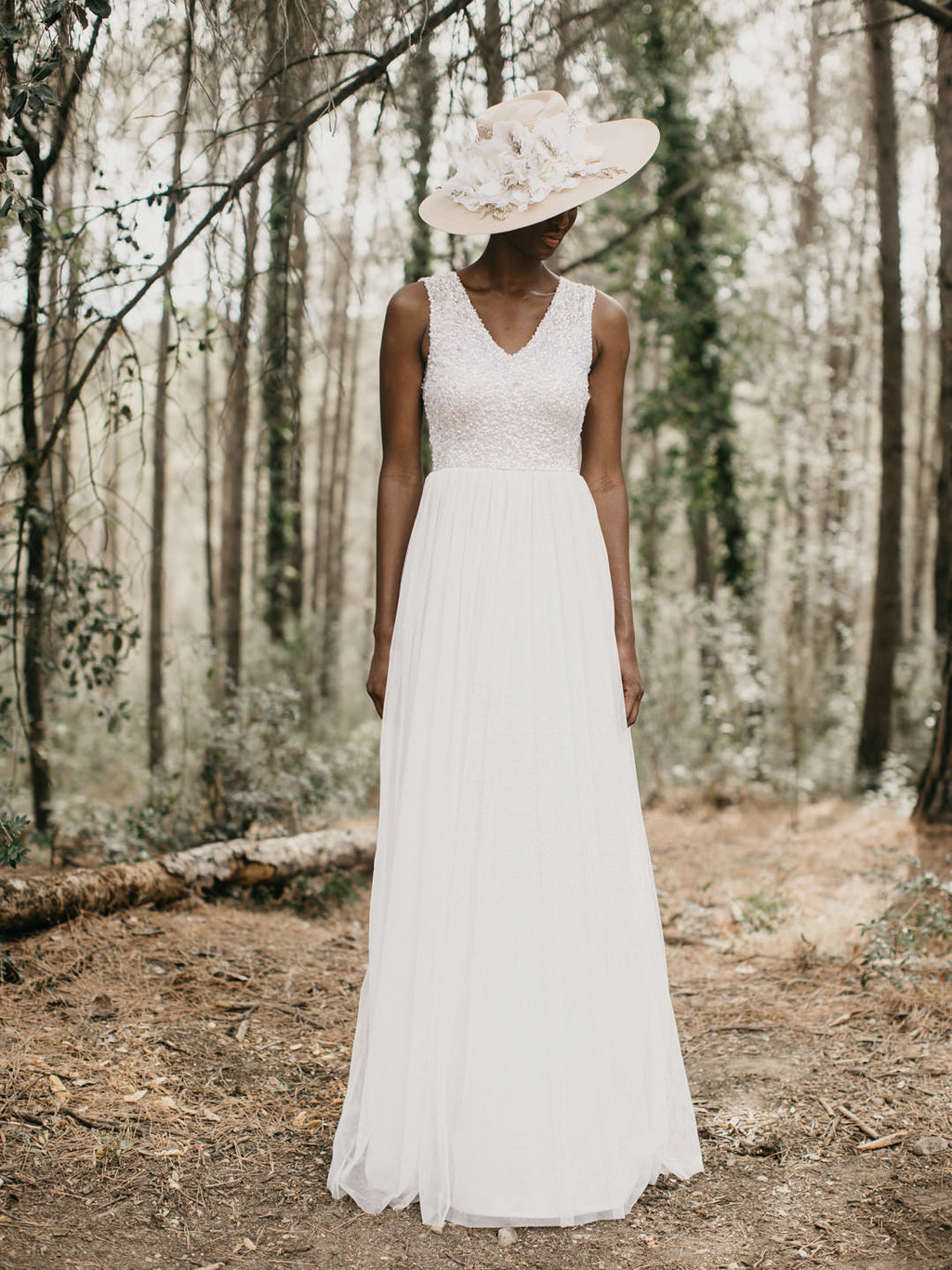 White Bridal Maxi Dress