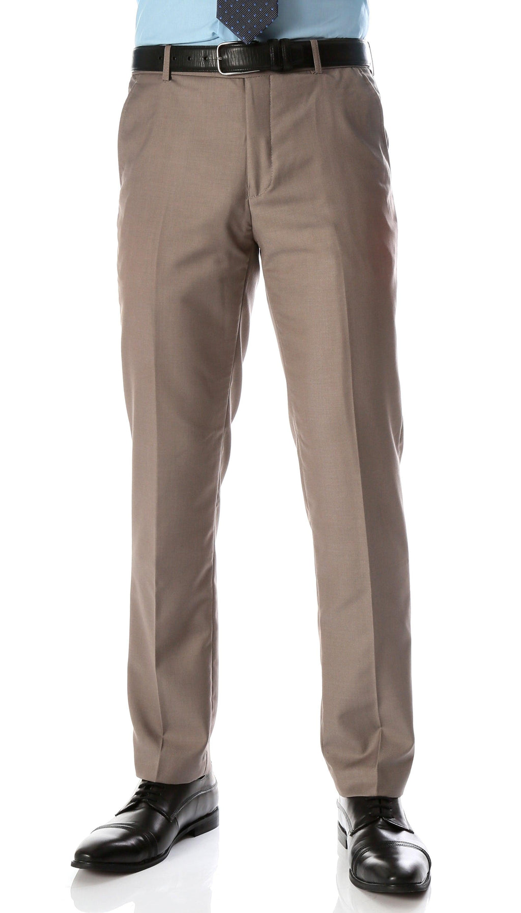 Taupe Slim Fit Dress Pants