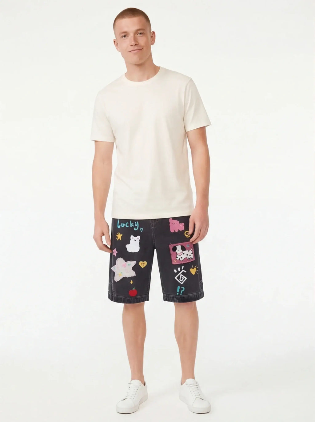 Textured Lightweight Shorts