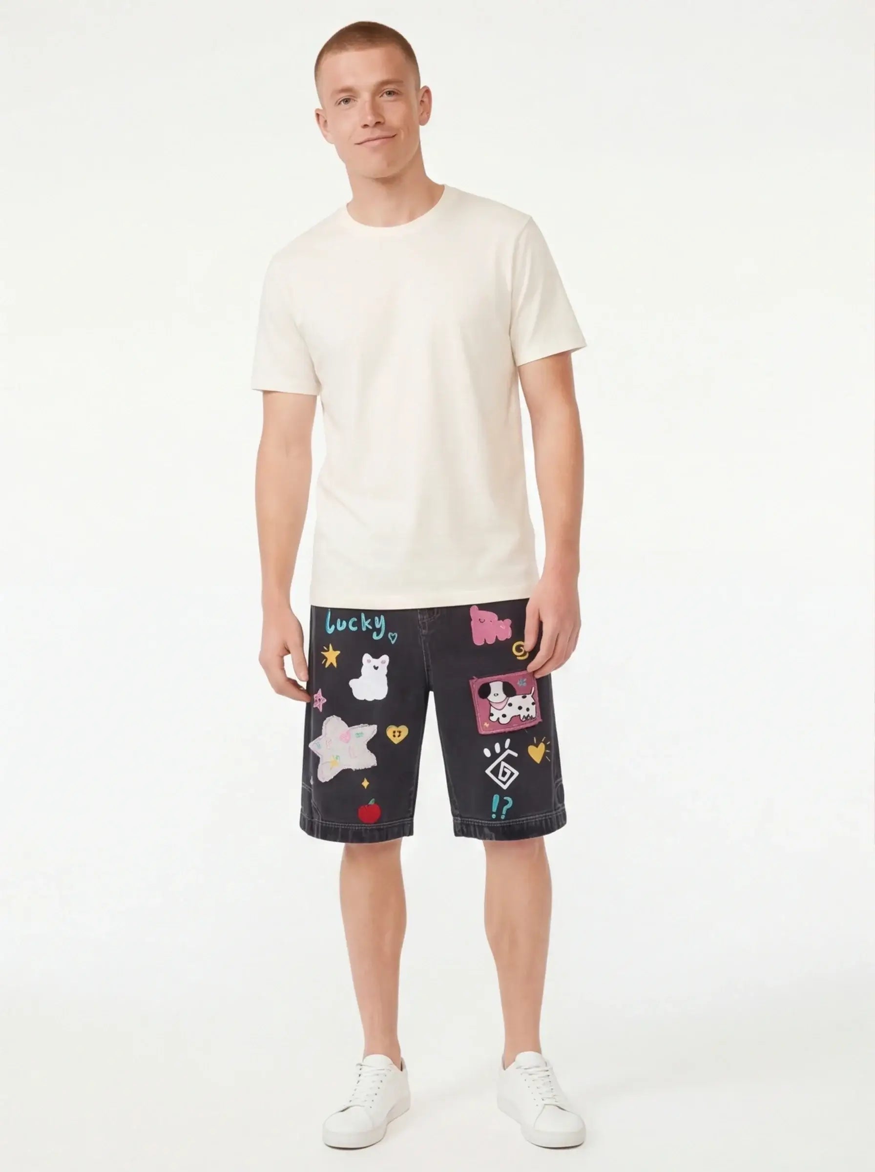 Textured Lightweight Shorts