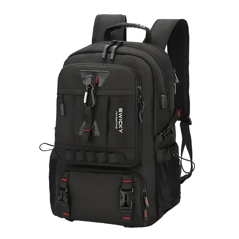 USB Laptop Backpack with Shoe Pocket