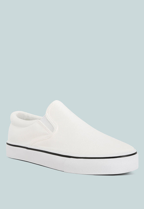 Canvas Slip On Summer Sneakers