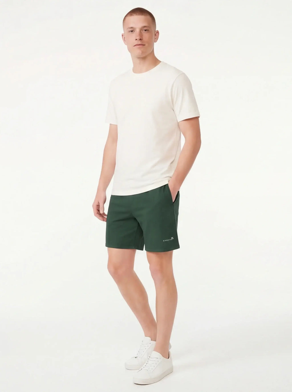 Combed Cotton Relaxed Shorts