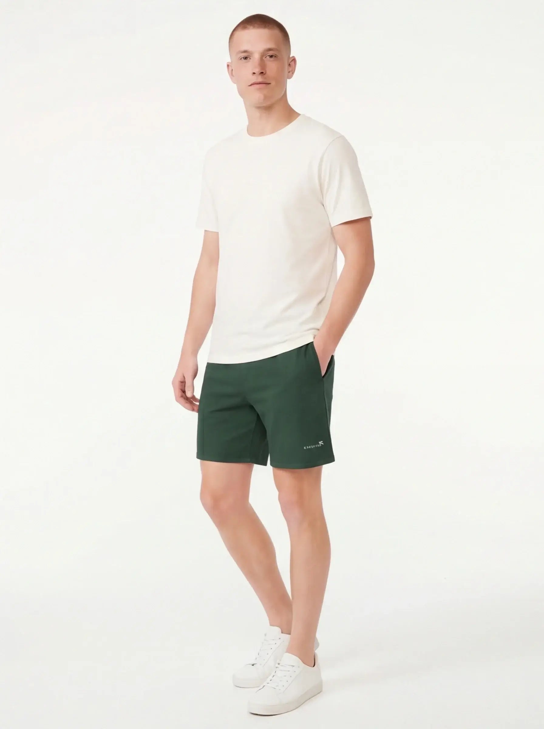Combed Cotton Relaxed Shorts