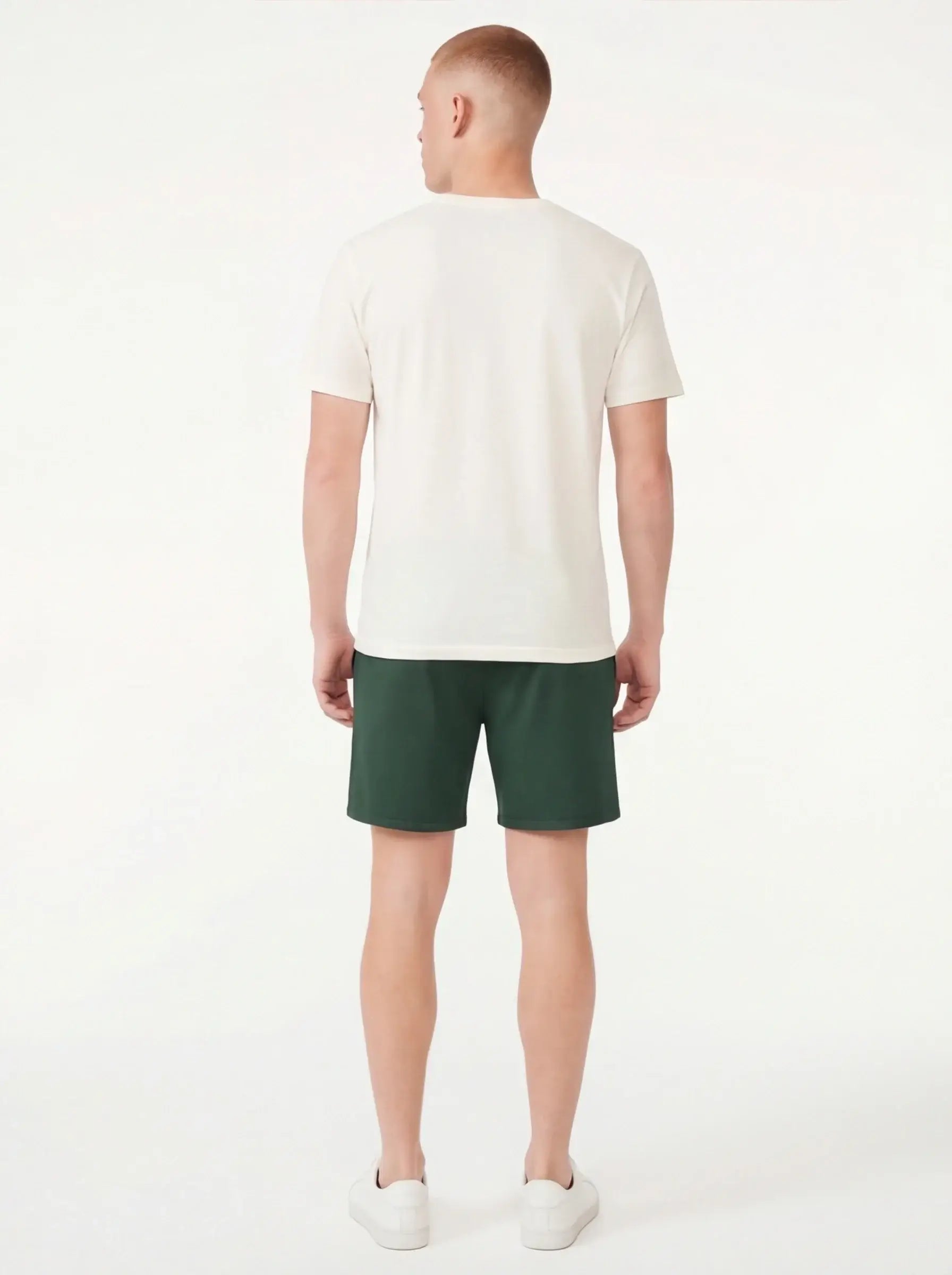 Combed Cotton Relaxed Shorts