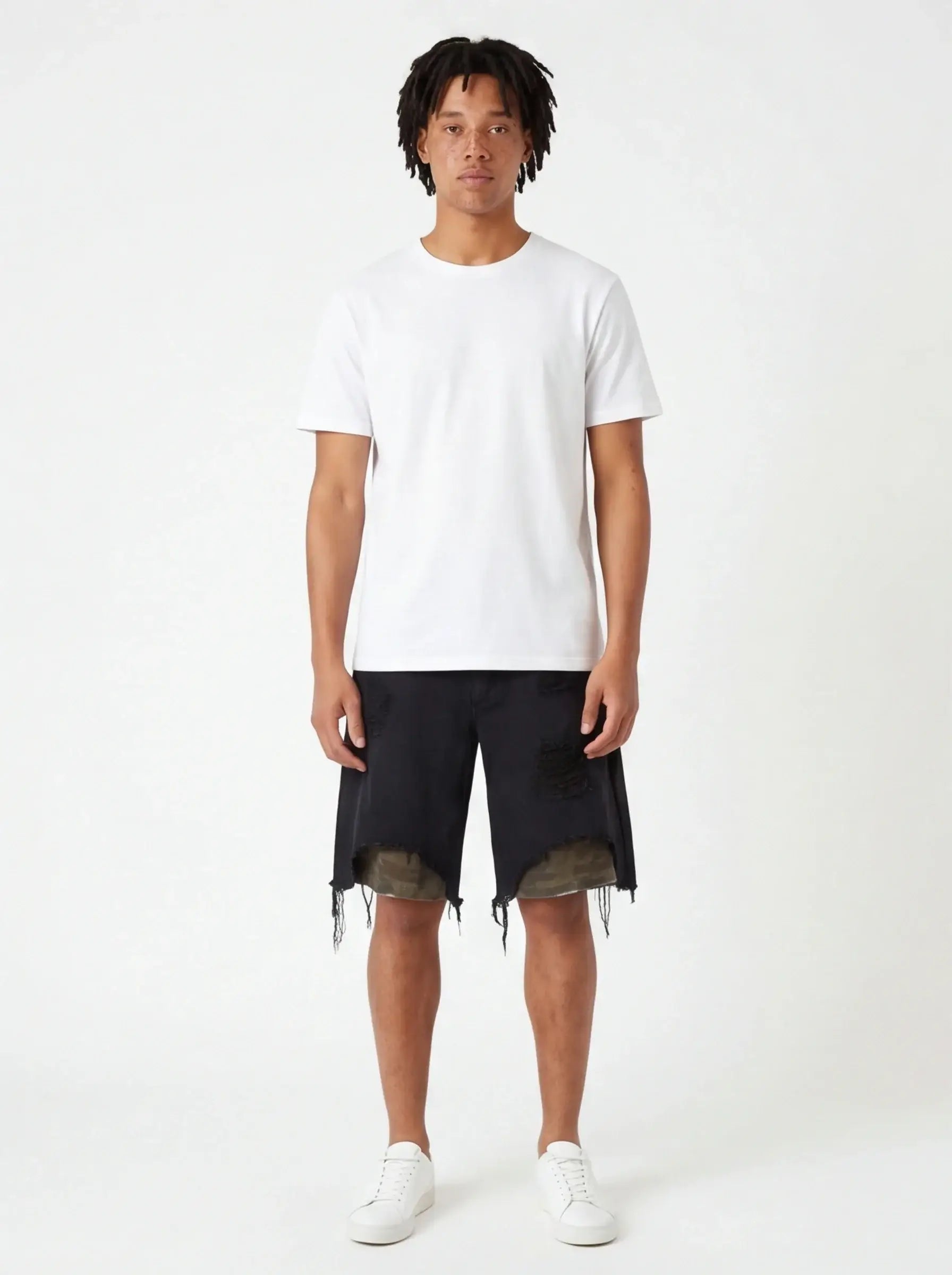 Combed Cotton 3/4 Shorts