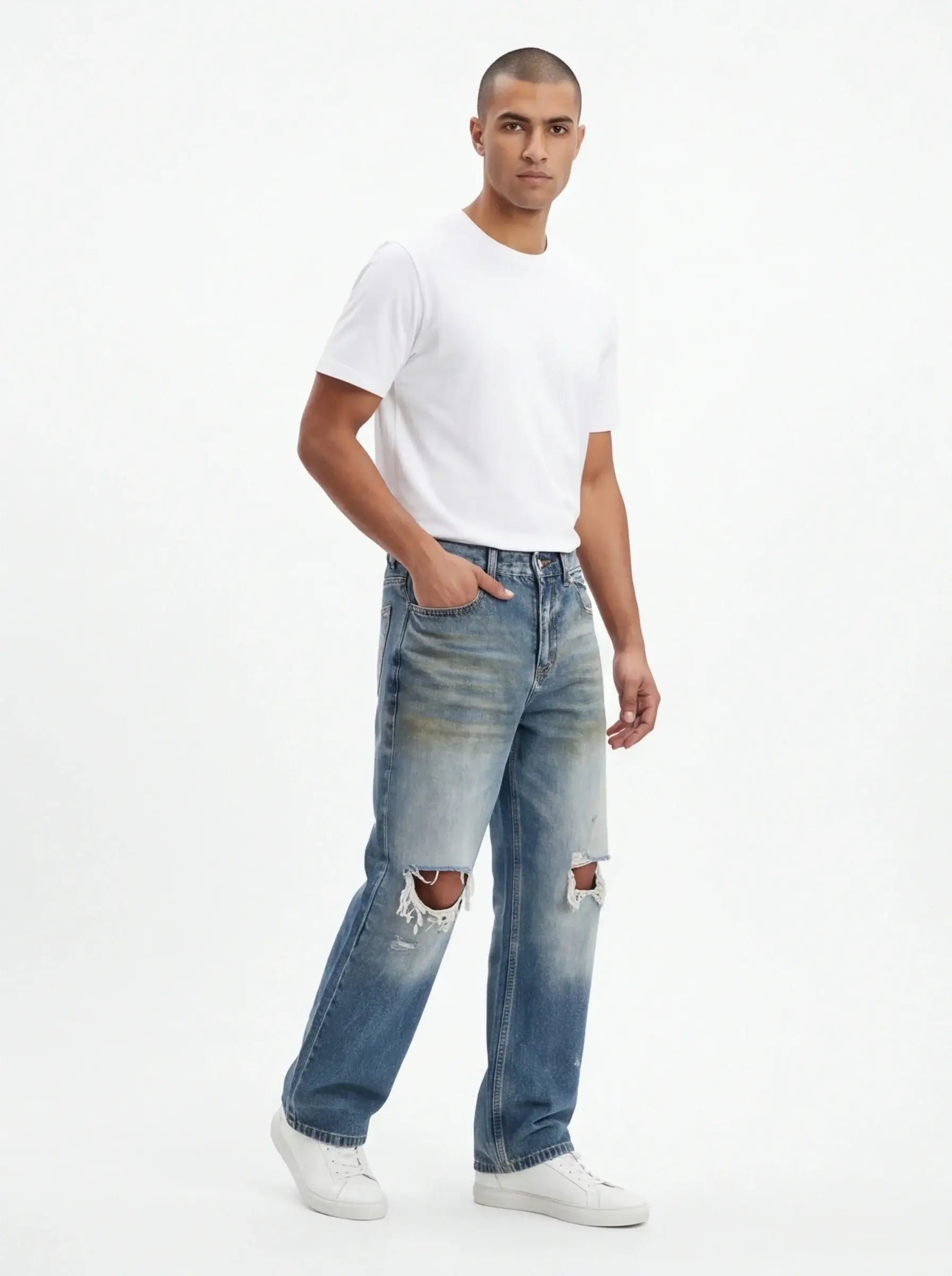 Sustainable High-Waisted Jeans