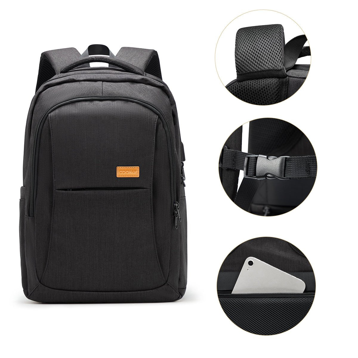 USB Waterproof Laptop Backpack