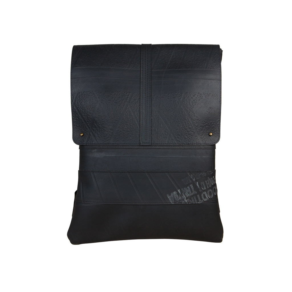 Slim Vegan Rubber Backpack