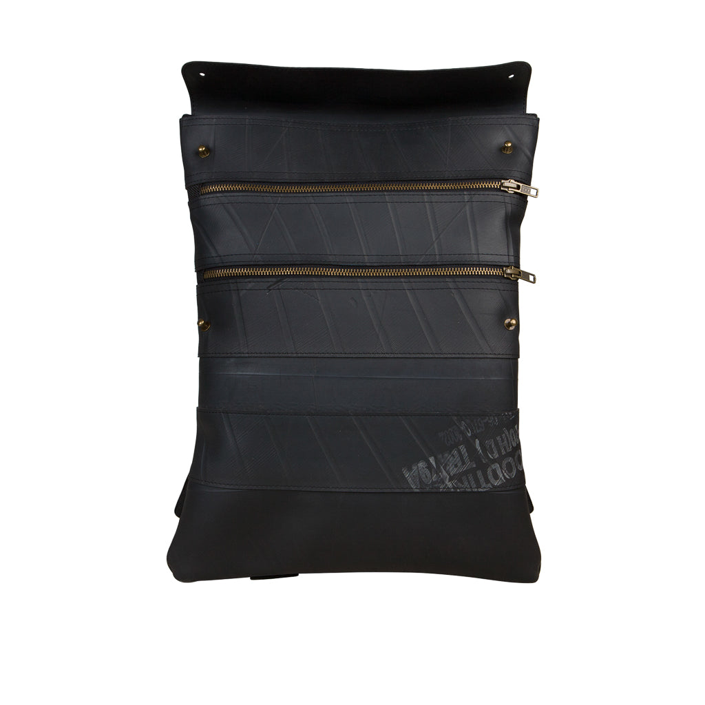 Slim Vegan Rubber Backpack