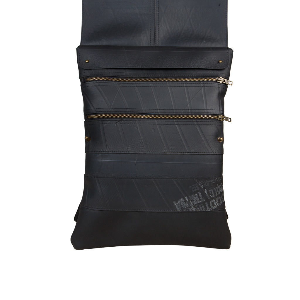 Slim Vegan Rubber Backpack