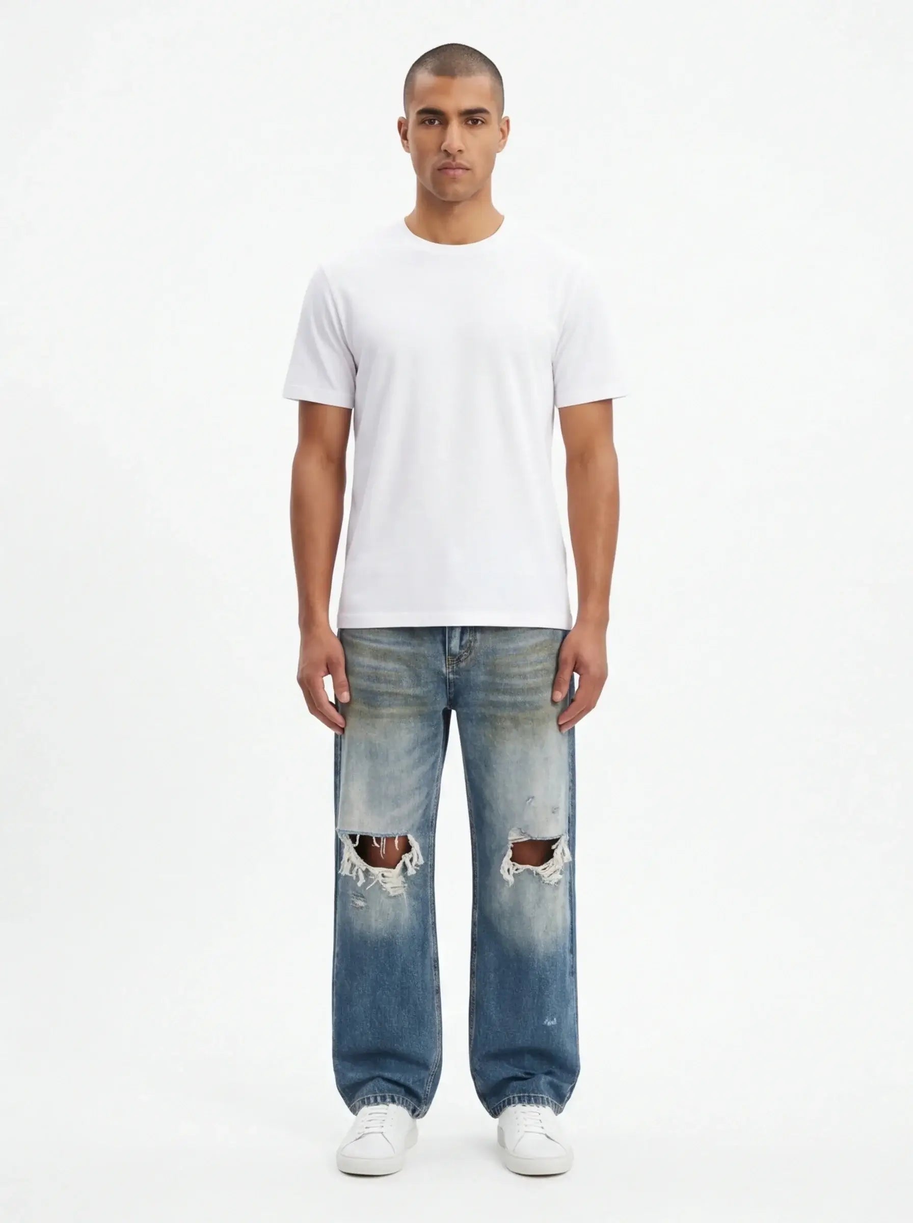 Sustainable High-Waisted Jeans