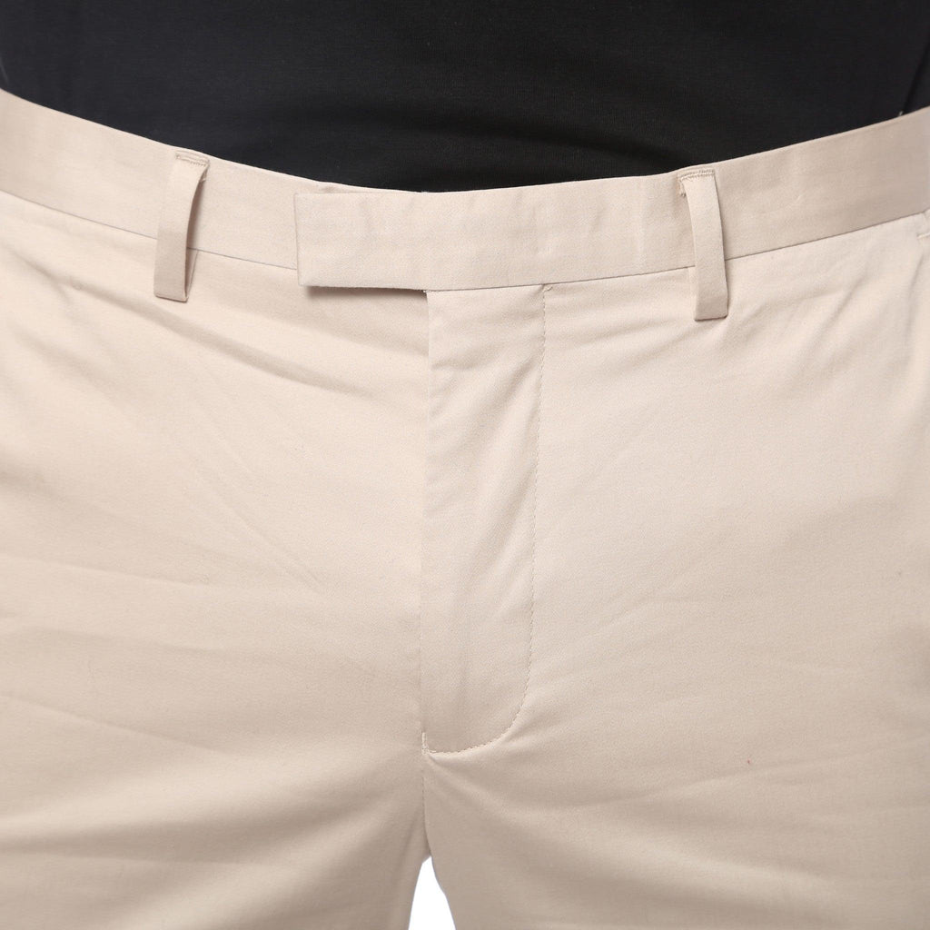 Cotton Stretch Straight Chinos
