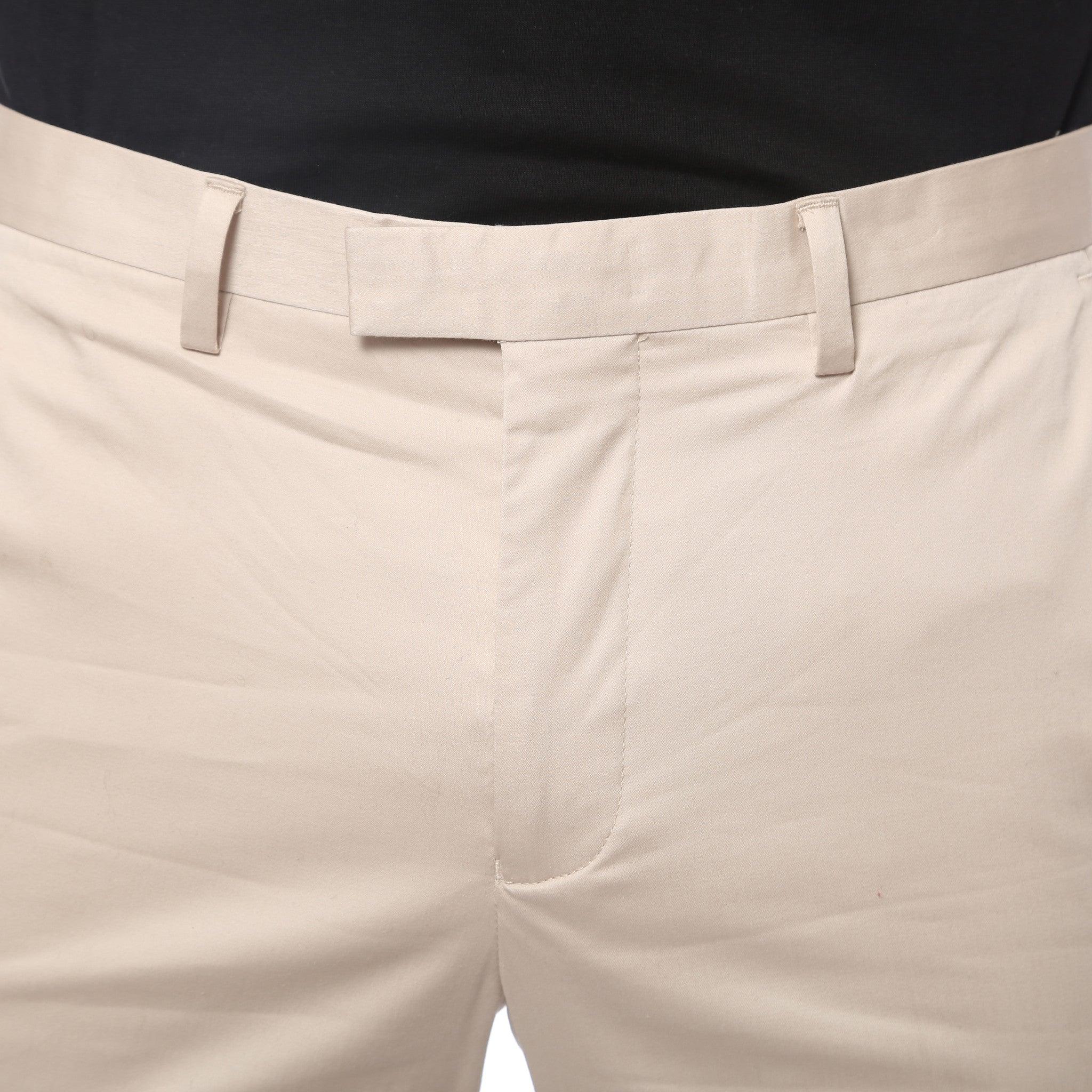 Cotton Stretch Straight Chinos